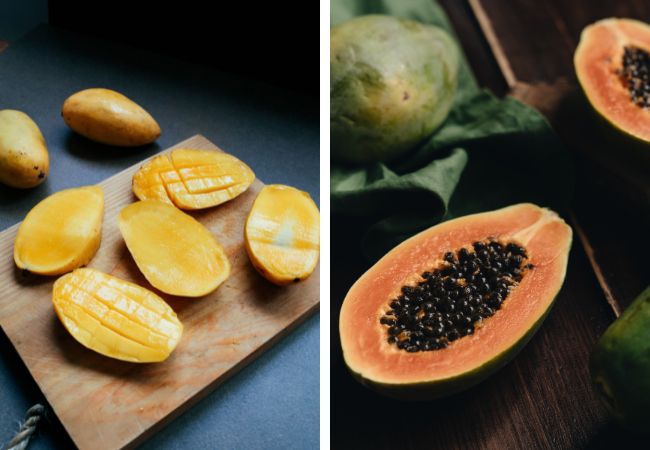 Papaya Vs Mango : Difference and Nutrition Comparison